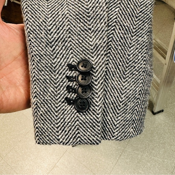 Old Navy Tweed Topcoat Overcoat - Picture 5 of 8